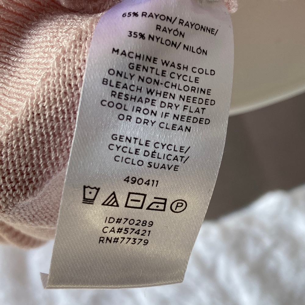 Ann Taylor Factory Sleeveless Drape Top Sz Small - Picture 5 of 5